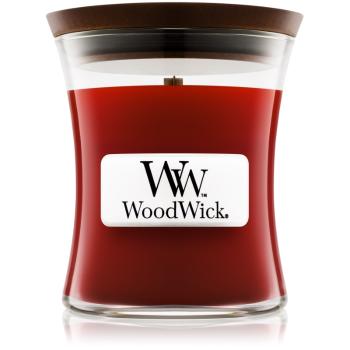 Woodwick Cinnamon Chai lumânare parfumată  cu fitil din lemn 85 g