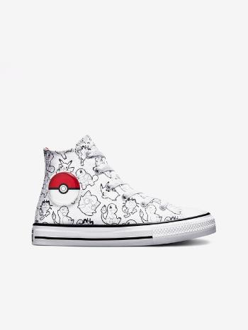 Converse Converse x Pokémon Poké Ball Teniși pentru copii Alb