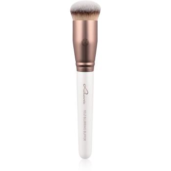 Luvia Cosmetics Prime Vegan Blurring Buffer perie pentru pudra sau machiaj 115 (Pearl White / Metallic Coffee Brown) 1 buc