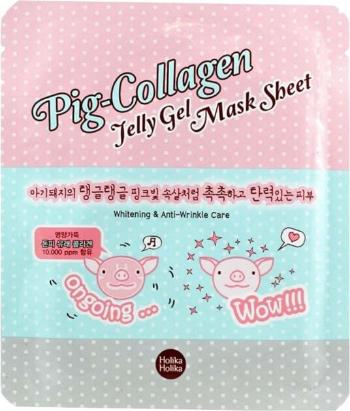 Holika Holika Mască de piele cu colagen Pig Collagen (Jelly Gel Mask Sheet) 25 ml