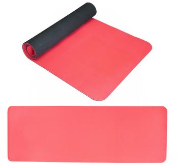 Saltea pentru antrenament si yoga - rosu/negru - Mărimea 183 x 61 x 0,6 cm