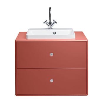 Dulap roșu cu chiuvetă fără baterie 80x62 cm Color Bath - Tom Tailor for Tenzo