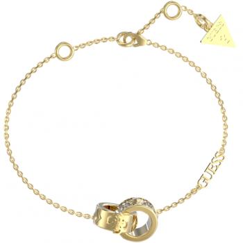 Guess Brățară stilată placată cu aur 4G Forever JUBB03282JWYG 14,5 - 18,5 cm - S