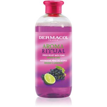 Dermacol Aroma Ritual Grape & Lime spumă de baie anti-stres 500 ml