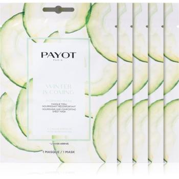 Payot Morning Mask Winter is Coming mască textilă nutritivă 5 buc