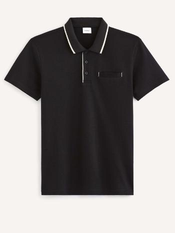 Celio Polo Tricou Negru