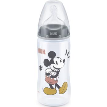 NUK First Choice Mickey Mouse biberon pentru sugari Grey 300 ml