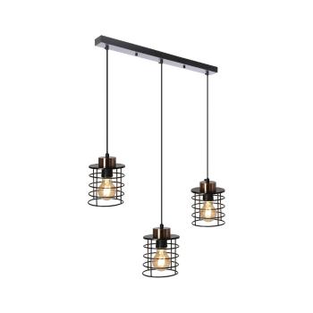 Lustră neagră din metal 12x64 cm Glob – Candellux Lighting