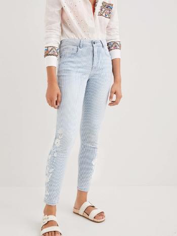 Desigual Agra Jeans Albastru