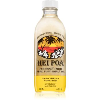 Hei Poa Pure Tahiti Monoï Oil Vanilla ulei multifunctional pentru corp si par 100 ml