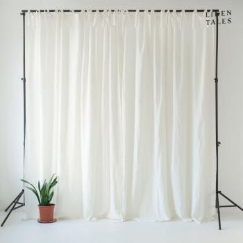 Draperie albă 140x170 cm Night Time – Linen Tales