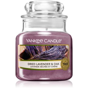 Yankee Candle Dried Lavender & Oak lumânare parfumată Clasic mare 104 g