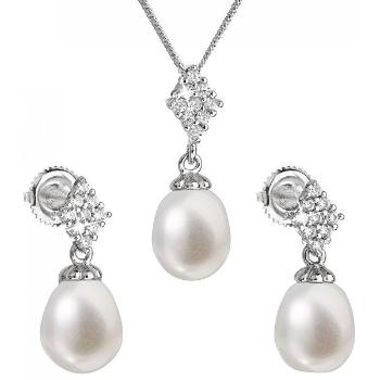 Evolution Group Set luxos din argint cu perle reale Pavona 29018.1(cercei,lănțișor,pandantiv)