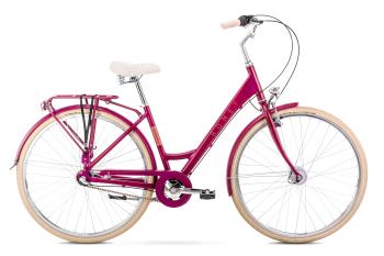 Bicicleta de Oras pentru femei Romet Sonata Classic Roz inchis 2022