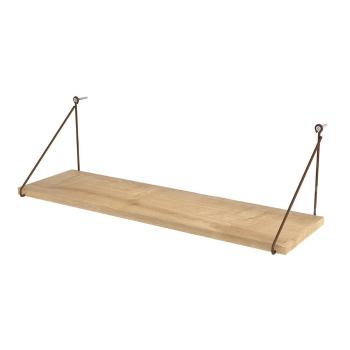 Raft în culoare naturală cu aspect de lemn de stejar 72 cm Armoni – Kalune Design