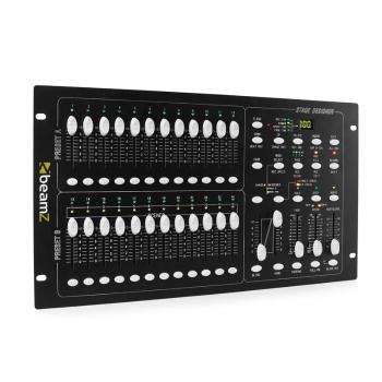 Beamz DMX-024PRO, controler DMX cu 24-canale, panou pentru controlul iluminatului