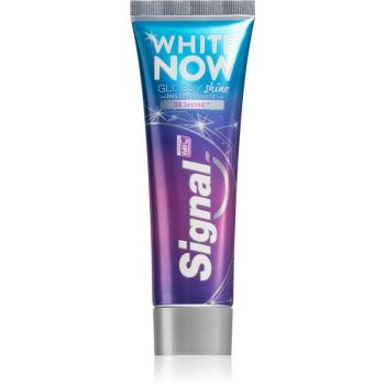 Signal White Now Glossy Shine pastă de dinți de albire pentru respirație proaspătă 75 ml