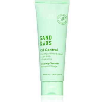 Sand & Sky Oil Control Clearing Cleanser gel fresh de curatare pentru ten gras si problematic 120 ml