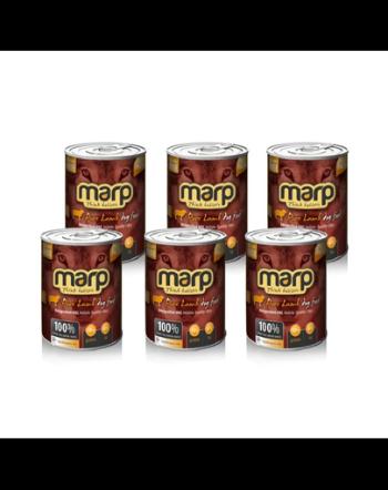 MARP Karma Hrana umeda pentru caini, set cu miel 6 x 400 g