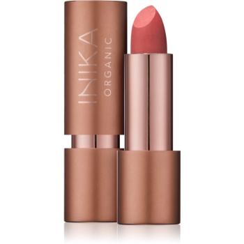 INIKA Organic Creamy Lipstick Ruj crema hidratant culoare Pink Poppy 4,2 g