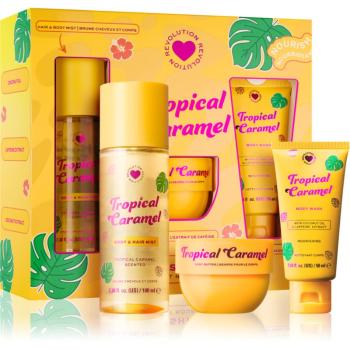 I Heart Revolution Tropical Caramel set cadou (pentru corp)