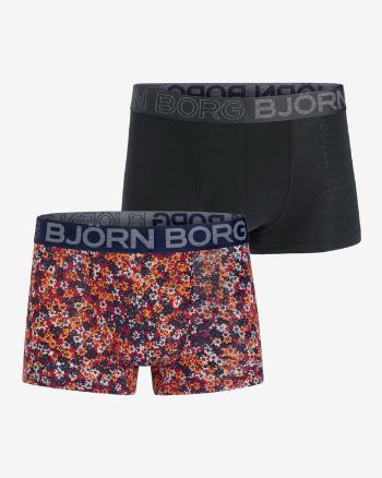 Björn Borg Classic Flower Tony Boxeri 2 buc Negru Roșu