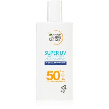 Garnier Ambre Solaire Super UV fluid pentru fata cu protectie solara 50+ 40 ml