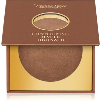 Pierre René Contouring Matte Bronzer paleta pentru bronzare pentru ochi 10 g