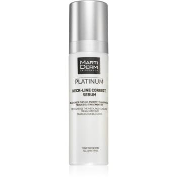 MartiDerm Platinum Neck-Line ser intensiv cu efect de lifting pentru fermitatea gâtului și a bărbiei 50 ml