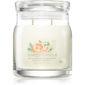 Yankee Candle White Spruce & Grapefruit lumânare parfumată 368 g