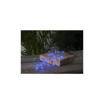 Șirag luminos LED pentru exterior Best Season Bulb, 20 becuri, albastru