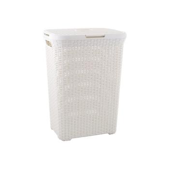 Coș de rufe Curver Hamper, 60 l, crem