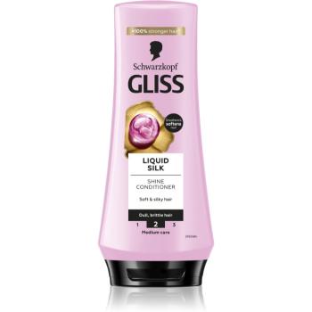 Schwarzkopf Gliss Liquid Silk balsam regenerator pentru intarire si stralucire 200 ml