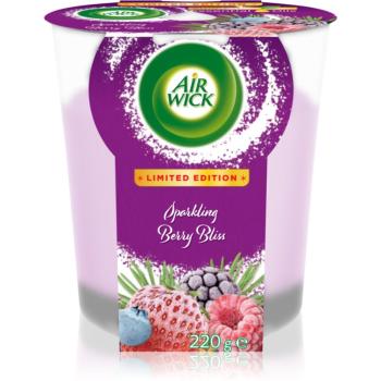 Air Wick Essential Oils Sparkling Berry Bliss XXL lumânare parfumată 220 g