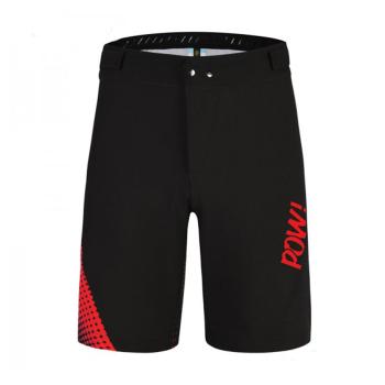 Monton POW MTB pantaloni scurți - black/red
