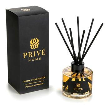 Difuzor de parfum cu bețișoare Privé Home Tobacco & Leather, 120 ml