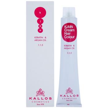 Kallos KJMN Cream Hair Colour Keratin & Argan Oil culoare par cu keratina si ulei de argan culoare 6.45 Dark Copper Mahogany Blond  100 ml