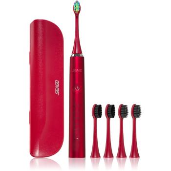 Seago Sonic Toothbrush SG-972 S5 periuta de dinti electrica Red 1 buc