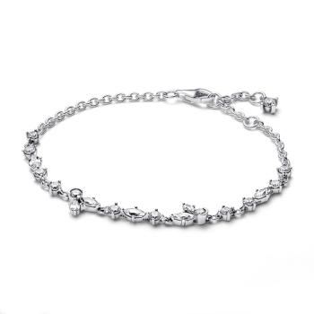 Pandora Brățară fermecătoare din argint cu zirconiu cubic 592631C01 18 cm