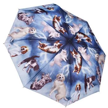 Blooming Brollies Umbrela pliabila, automata Raining Cats & Dogs Folding Umbrella GMFRCD
