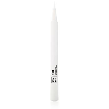 3INA The Color Pen Eyeliner tuș de ochi tip cariocă culoare 100 - White 1 ml