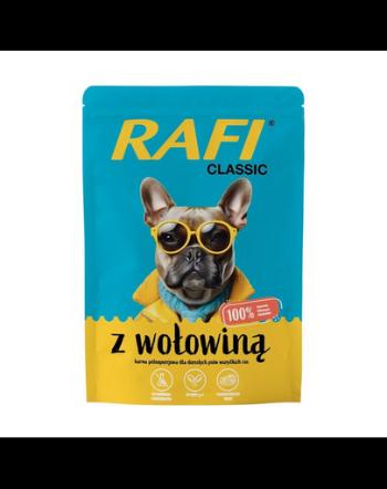 RAFI Classic plic cu vita hrana pentru caini 10x400g