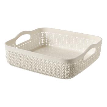 Organizator alb Curver Knit, 23,4 x 23,2 cm