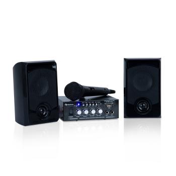 Auna Karaoke Star 1, set de karaoke, 2 x 50 W max., BT, USB/SD, Line-In