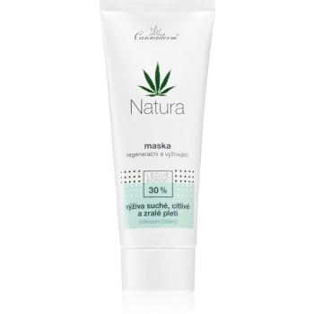 Cannaderm Natura Nourishing face mask masca pentru curatare si calmare cu ulei de canepa 75 g