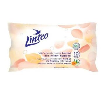 Linteo Șervețele intime umede Herbal 10 buc.