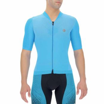 
                 UYN Tricou de ciclism cu mânecă scurtă - BIKING AIRWING - albastru  
            