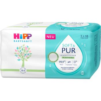 Hipp Soft & Pur Servetele umede pentru nou-nascuti si copii 3x48 buc