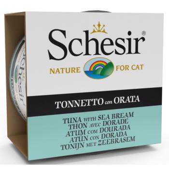 Schesir Cat Sea Specialities Conserva Ton si Dorada, 85 g