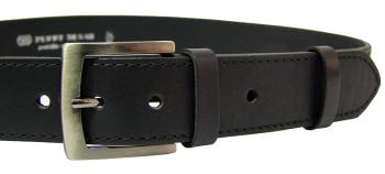 Penny Belts Curea din piele pentru bărbați 25-1-60 negru 105 cm